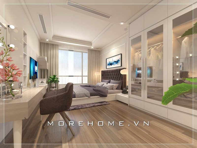 Nội thất phòng ngủ gỗ công nghiệp